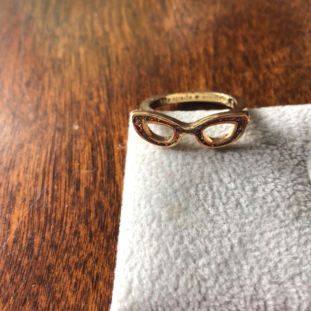 Kate spade glasses ring